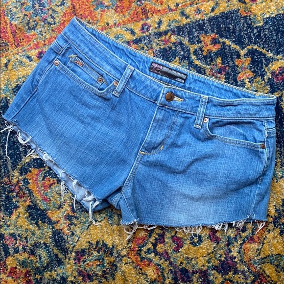 🎨 Hand Painted Joe’s Jeans Shorts Snake Texas 29 - Picture 3 of 8